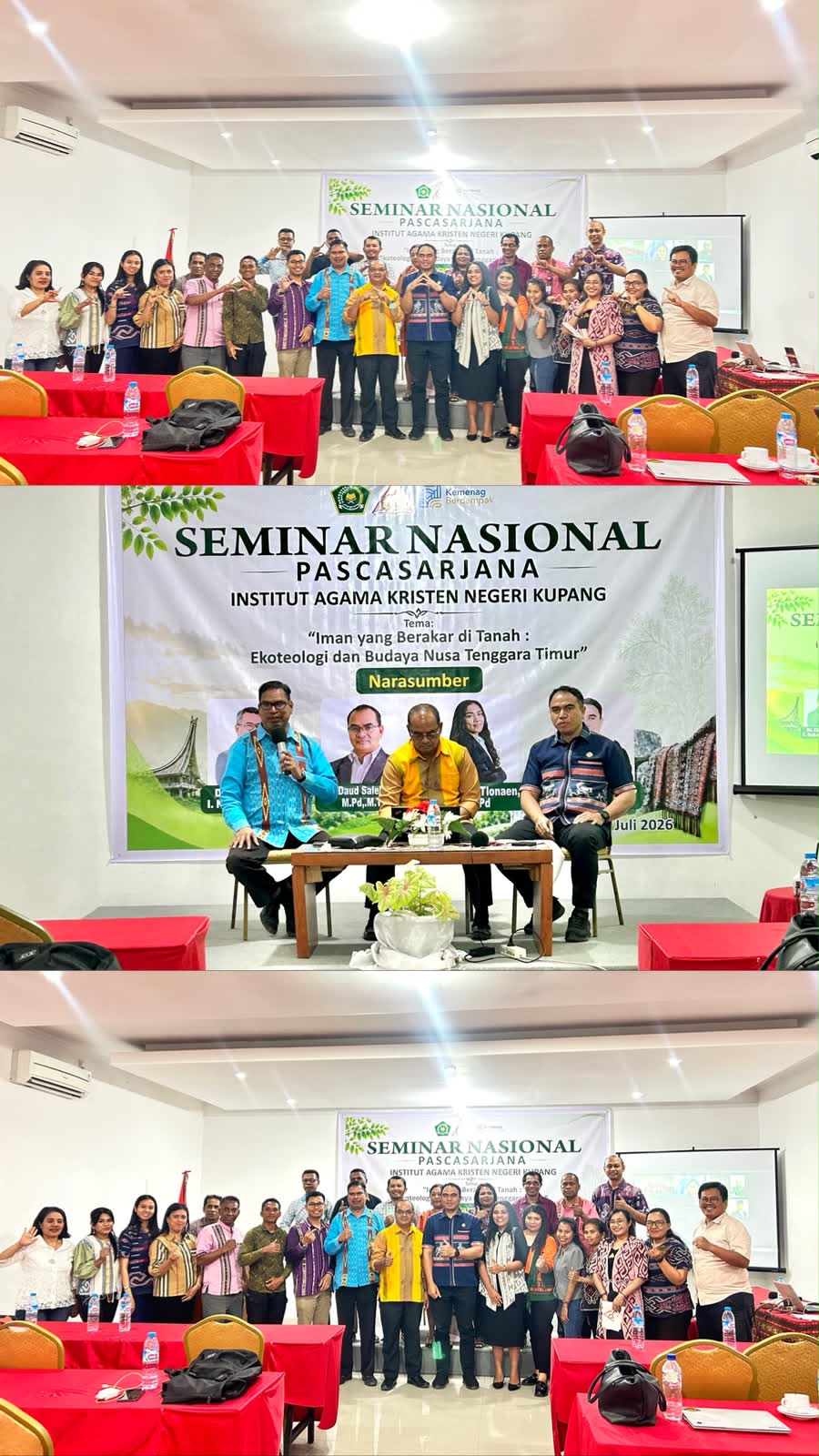 Direktur Perumda AM Kota Kupang, Isidorus Lilijawa, S.Fil., MM, hadir sebagai Narasumber dalam Seminar Nasional Pascasarjana yang diselenggarakan oleh IAKN Kupang