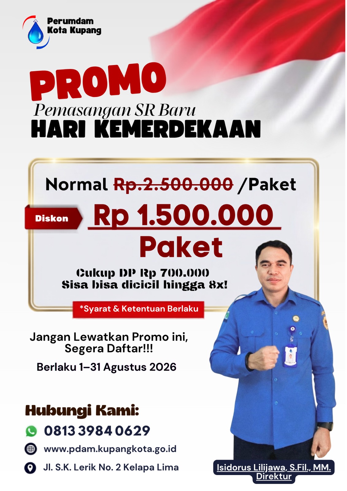 Promo Pasang SR baru spesial kemerdekaan RI ke-81